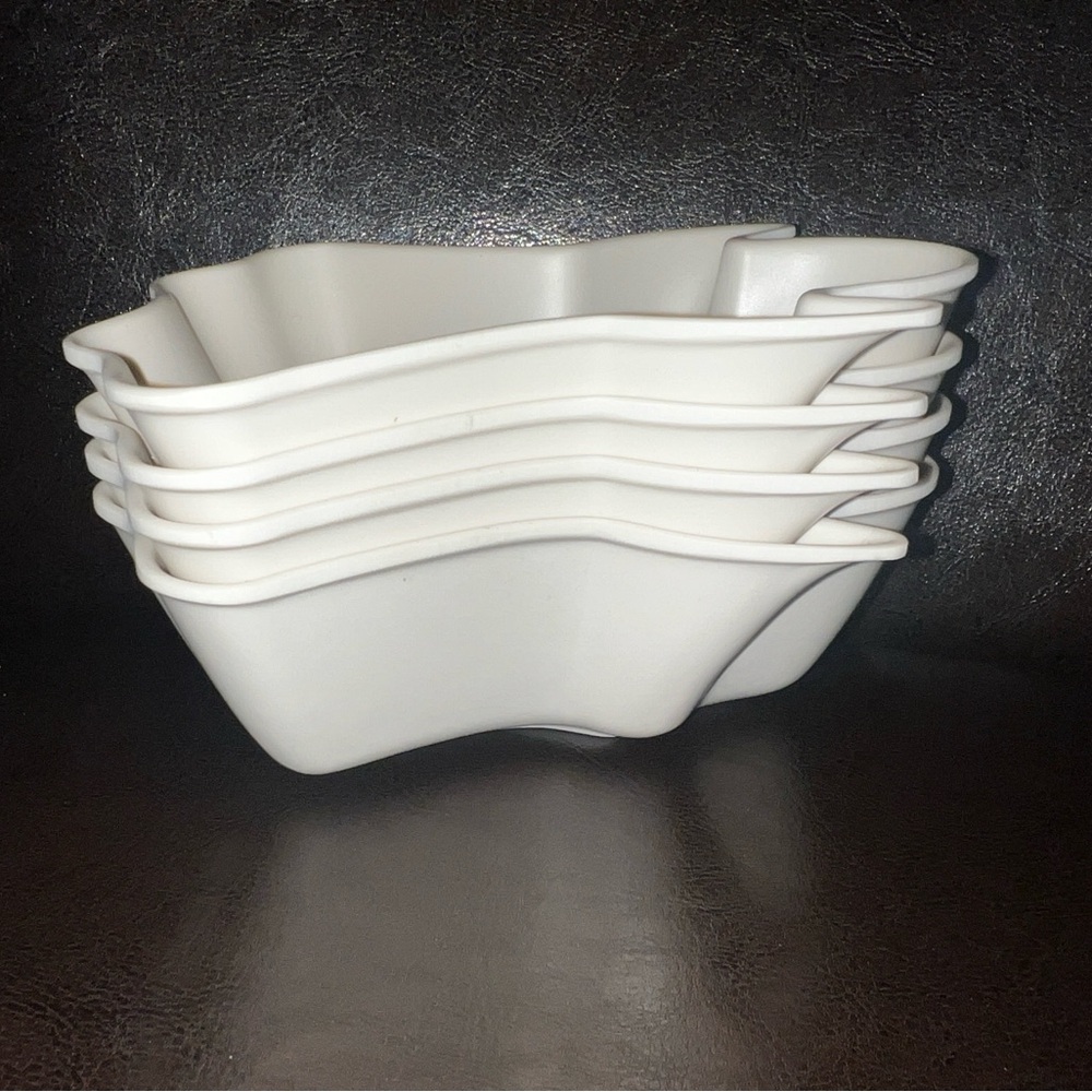 Set of 4 GHOST Snack/Dip Melamine Bowls